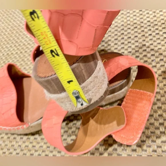 Franco Sarto Coral Croc-Embossed Sandals - Picture 13 of 14